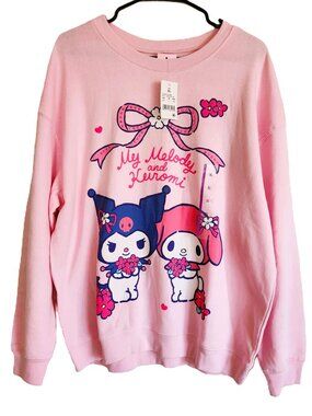 Sanrio My Melody & Kuromi "Festival Bloom" Sweatshirt XL